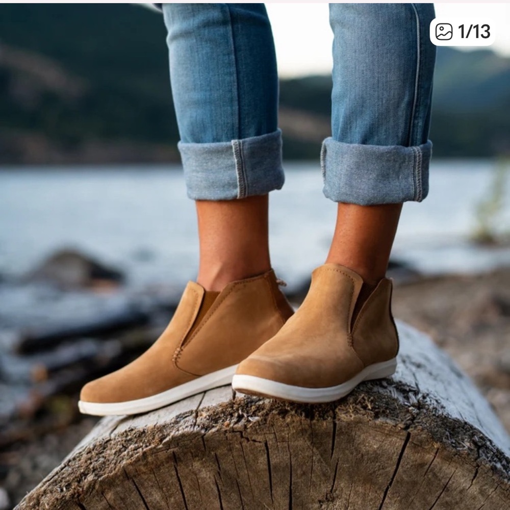 Olukai Hawaiiloa Manu Hope Waterproof Booties Leather Size 8.5